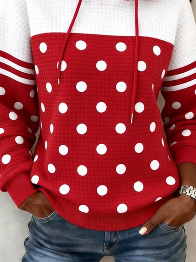 Women's Cologne Carnival Color-Blocked Printed Sweatshirt