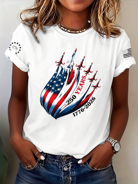 Women's Casual American 250 Commemorative T-shirt