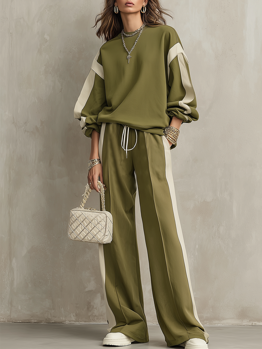 Bohemian Olive Green Tracksuit