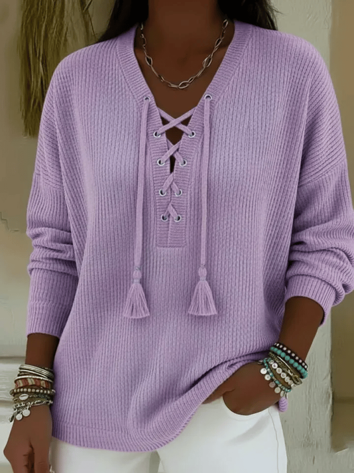 Women'S Casual Loose Solid Top
