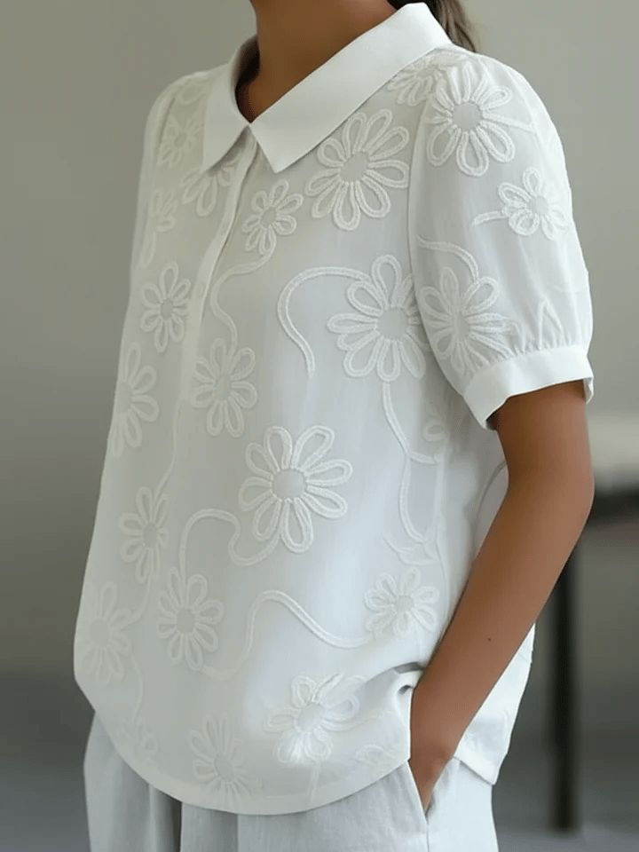 Women's Vintage Floral And Botanical Print Art Shirt