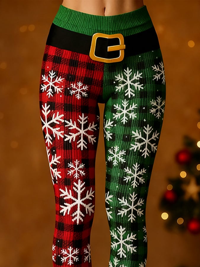 Women'S Christmas Tight High-Elastic Leggings