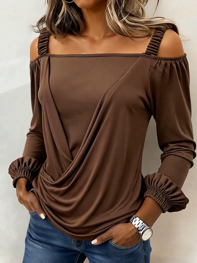 Women'S Casual Long-Sleeved Top
