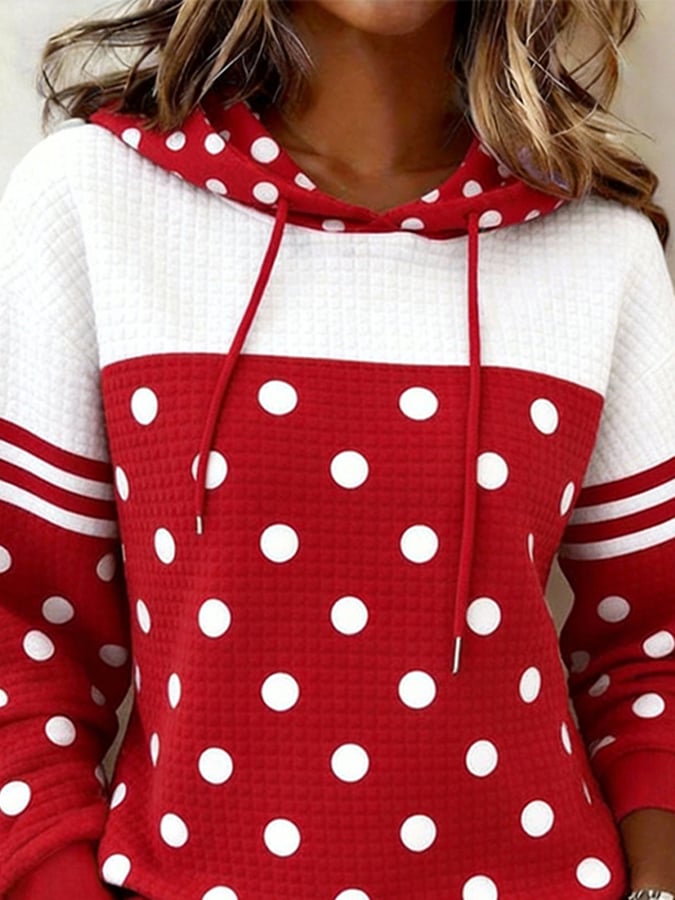 Women's Cologne Carnival Color-Blocked Printed Sweatshirt