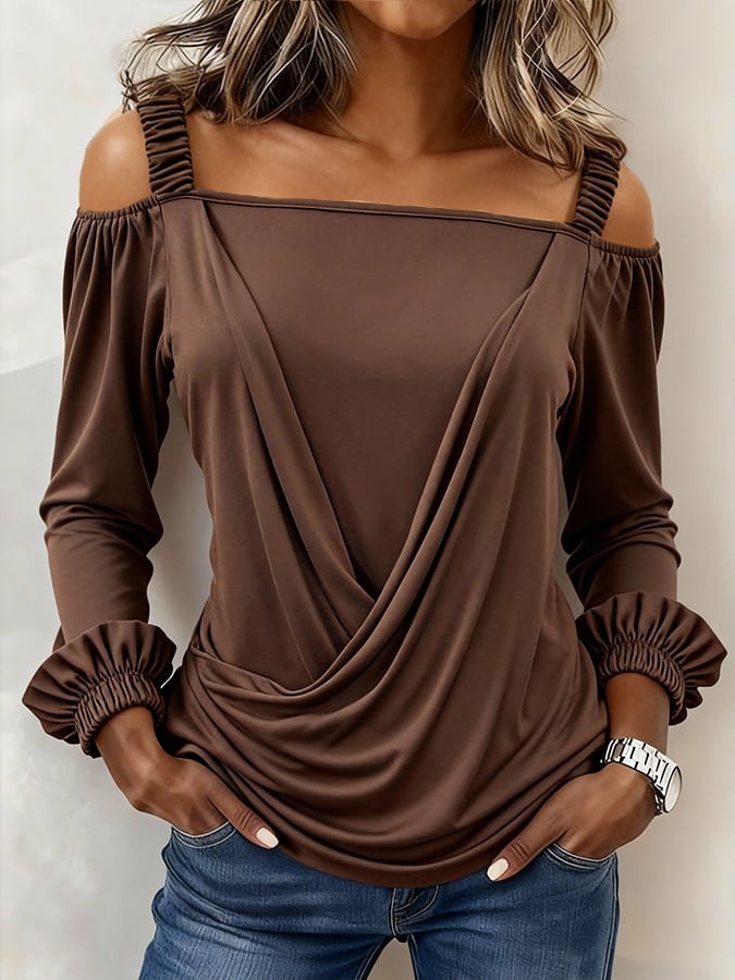 Women'S Casual Long-Sleeved Top