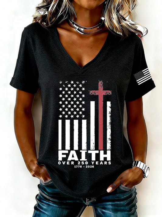 Women's Faith Over 250 Years T-Shirt