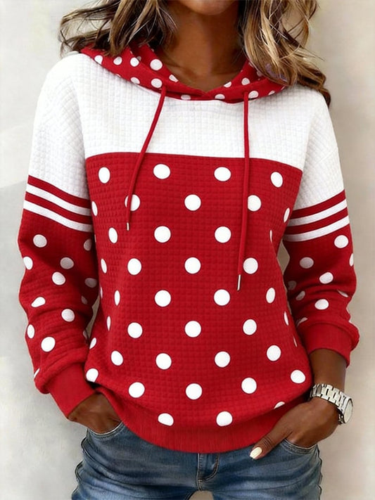 Women's Cologne Carnival Color-Blocked Printed Sweatshirt