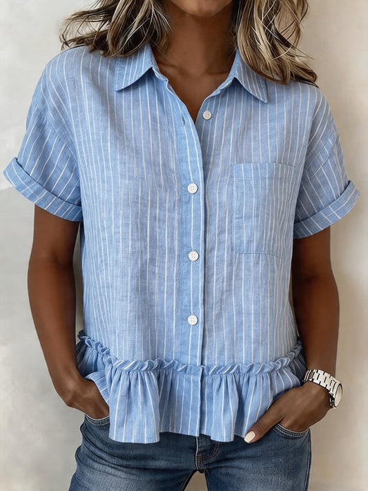 Women'S Casual Striped Top