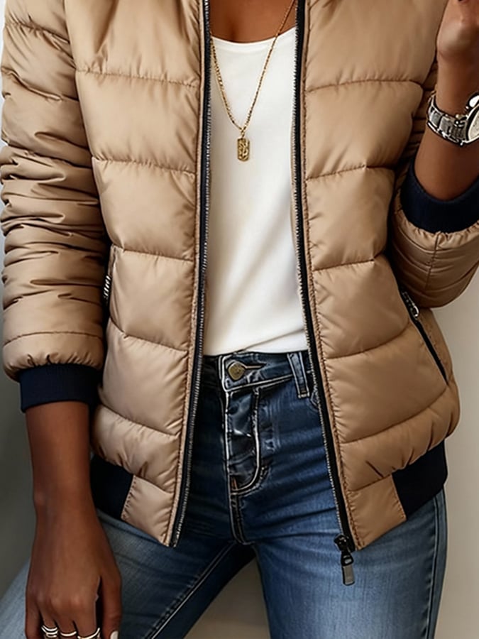 Women'S Autumn And Winter Casual Cotton Coat